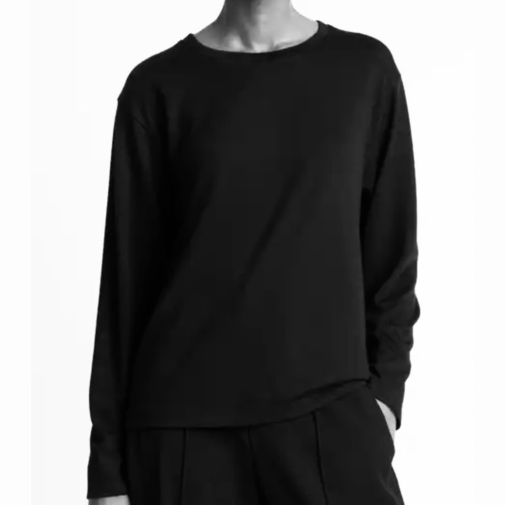 Vince Black Crew Neck Lightweight Sweater